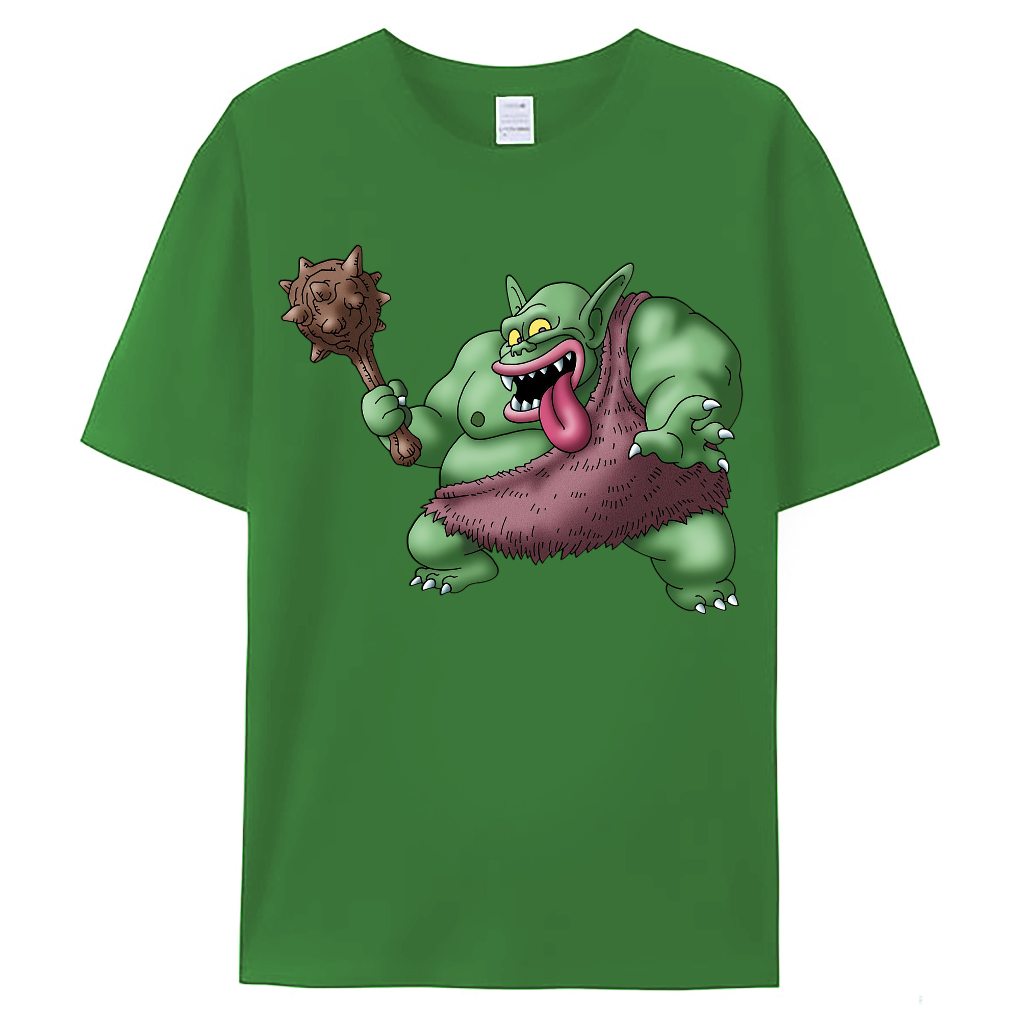 （画像用） ドラゴンクエスト Doragon Kuesuto Dragon Quest レディースカジュアルプリントTシャツ（綿100％）